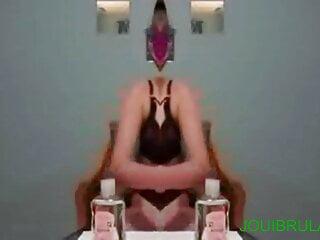 Fick mich während mein Mechaniker kocht